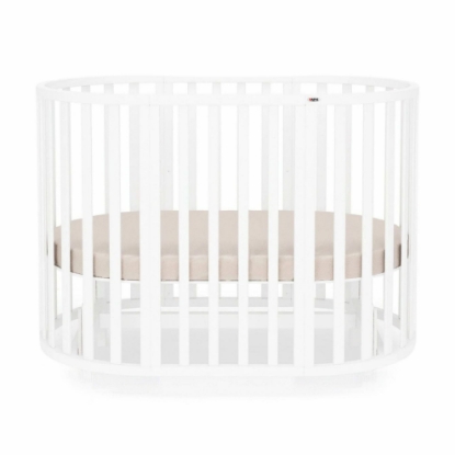 Patut bebe oval alb